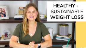 6 NATURAL WEIGHT LOSS TIPS | healthy + sustainable