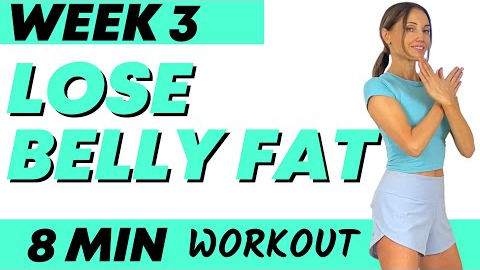 Lose Belly Fat Workout - 8  Minute Workout  | 8 Exercises to Lose Belly Fat | Do this for 7 Days