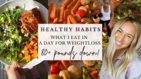 What I Eat in a Day for Weight Loss | Healthy Lifestyle Habits (vlog)