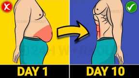 10 Exercise To Lose Belly Fat Fast | Lose Belly Fat in 1 Week At Home