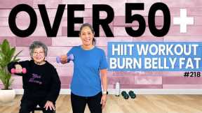 25 Min HIIT Workout to Burn Belly Fat: Senior Exercises to Lose Weight