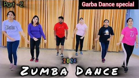 30mins GARBA Dance Workout | Easy Steps | Exercise to Lose weight 3-5kgs | Zumba Dance | @zumba  🔥