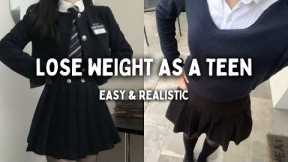 REALISTIC Weight Loss Guide for Teenagers (13-17 Years Old) | Meal Plan, Habits, and Tips