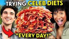 Trying The Craziest Celebrity Diets Of All Time! #2