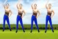 Simple exercise daily at home, lose