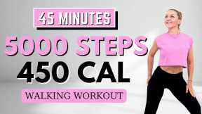 🔥5000 STEPS WALKING WORKOUT🔥FAST WALKING FOR WEIGHT LOSS🔥KNEE FRIENDLY🔥NO JUMPING🔥BURN THIGH FAT🔥