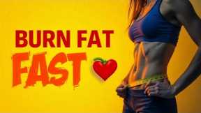 Top 10 Fat Burning Foods | Lose Weight Fast & Burn Belly Fat Naturally | 5MINS EXERCISE