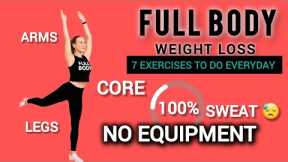 🔥 5-Min Full Body Weight Loss Workout – Standing Exercises (No Mat, No Equipment)