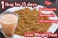 Lose Weight Fast With Flaxseed Water