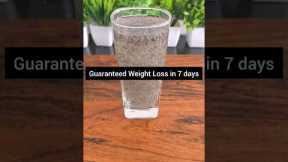 Weight loss drink | Chia seeds drink #weightloss #bellyfatloss #shorts