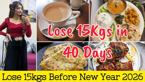 15KGS WEIGHT LOSS CHALLENGE( Befor new year) HOW TO LOSE WEIGHT FAST AT HOME