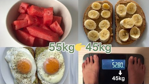 Healthy Diet meal ideas to LOSE BELLY FAT Fast! (No-workout, -7.3kgs Weight Loss!)