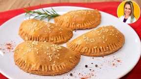 DELICIOUS LOW CALORIE EMPANADA - Easy, No Gluten, Quick and Healthy - 2 FILLINGS! (No Milk)