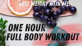 1 Hour Full Body Workout To Lose Weight FASTER! | workout with me! 