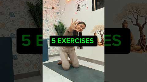 Best 5 Exercises to Reduce Fat Fast | Daily Fat Loss Workout at Home #weightloss #yoga
