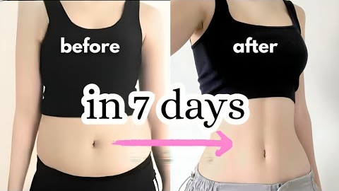 Lose belly fat in 7 days - NO GYM, NO DIET, NO EQUIPMENT 
