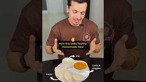 How to make a HEALTHY and BALANCED MEAL for Weight Loss 🍽️