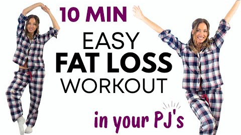 10 Min Fat Loss Workout  | Weight Loss Exercises at Home | In your Pjs! by Lucy Wyndham-Read