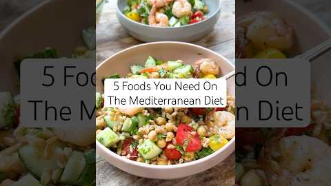 5 foods you need on the Mediterranean Diet! #mediterraneandiet