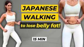 15 Min Japanese Walking Workout to Lose Belly Fat Fast (Do This Daily!)