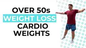 Over 50s Cardio And Weights Exercise To LOSE WEIGHT FAST At Home