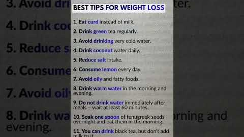 Best Weight Loss Tips That Actually Work (No Diet, No Gym)