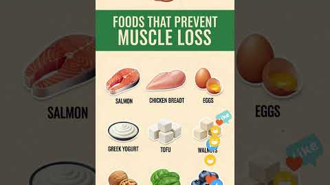 Don’t Lose Muscle – Eat These Foods!! Senior Health Tips #healthyaging #seniorhealth