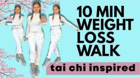 10 Minute Walking Exercise for Weight Loss| Tai Chi Inspired  Walk Fat Burning -  Lucy Wyndham-Read
