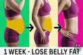 1 Week Lose Belly Fat Home 🔥 Belly