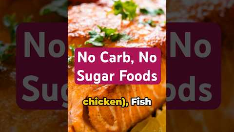 NO Carb, NO Sugar Healthy And Delicious Foods #nocarbs #sugarfree