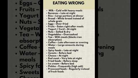 20 Common Eating Habits Seniors May Want to Avoid #healthawareness #foodswap #foodwise #eatingwell