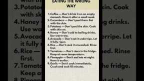 9 Foods You’ve Been Eating the Wrong Way (Most People Do This) #healthyfood #wholefooddiet #faddiets