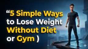 “5 Simple Ways to Lose Weight Without Diet or Gym”