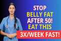 Senior Health: Burn Belly Fat After
