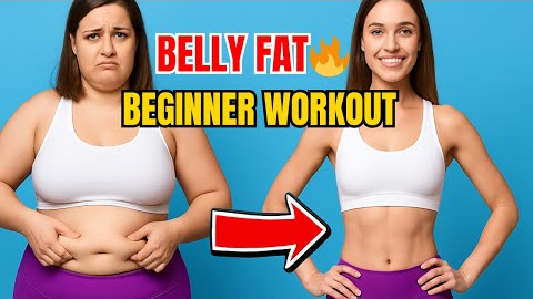 Beginner Belly Fat Workout – Start Your Journey Here! (10 Easy Home Exercises)