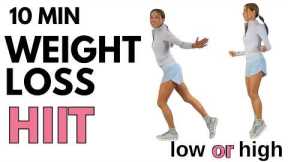 🔥 10 MIN HIIT | Weight Loss Exercises at Home | Workout at Home (No Equipment, Standing Only)
