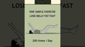 One Simple Exercise to Lose Belly Fat Fast