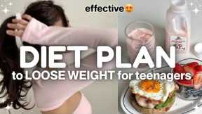 How to Lose Weight as a Teen: Real Diet Plan for Fast Results