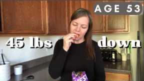 The ONLY 10 Groceries That Helped Me Lose 45 lbs Menopause Weight at 53 (what I eat in a day)