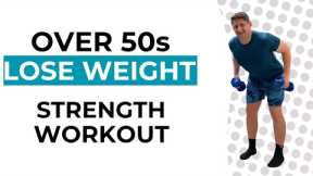 Over 50s Exercise To LOSE WEIGHT FAST At Home 25 min Full Body STRENGTH Workout