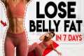 LOSE FAT in 7 days (belly, waist