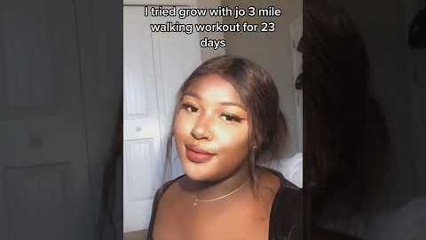Trying growwithjo for 23 days... WOW