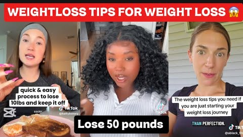 WEIGHTLOSS TIPS THAT WILL HELP YOU LOSE WEIGHT (Nobody will telll you this)😱