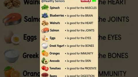 10 Best Foods for Healthy Aging After 60 | Food Is Medicine for Seniors