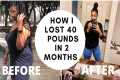 HOW TO LOSE WEIGHT FAST! 40 Pounds In 