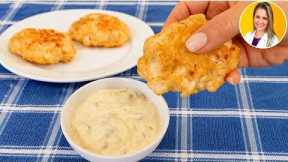 My 2 Ingredient Dinner! NO FLOUR, MILK OR EGG! High Protein, Low Carb, Quick, Easy and Healthy