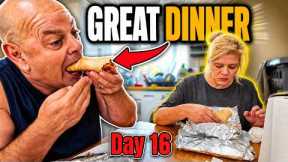 DAY 16: Walking to Lose Weight… Then a GREAT Dinner!