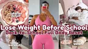 How to Lose Weight at Home Before School Starts | Science-Backed Tips That Actually Work 
