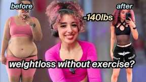how to lose weight without exercising | weight loss q&a