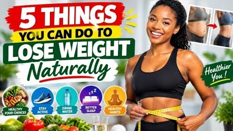 5 THINGS YOU CAN DO TO LOSE WEIGHT NATURALLY ! ELDER CARE WATCH TV 